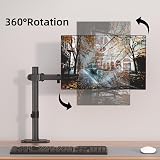 Bracwiser Single Monitor Arm Desk Mount 13-32 inch 10kg VESA 75x75/100x100 view 8