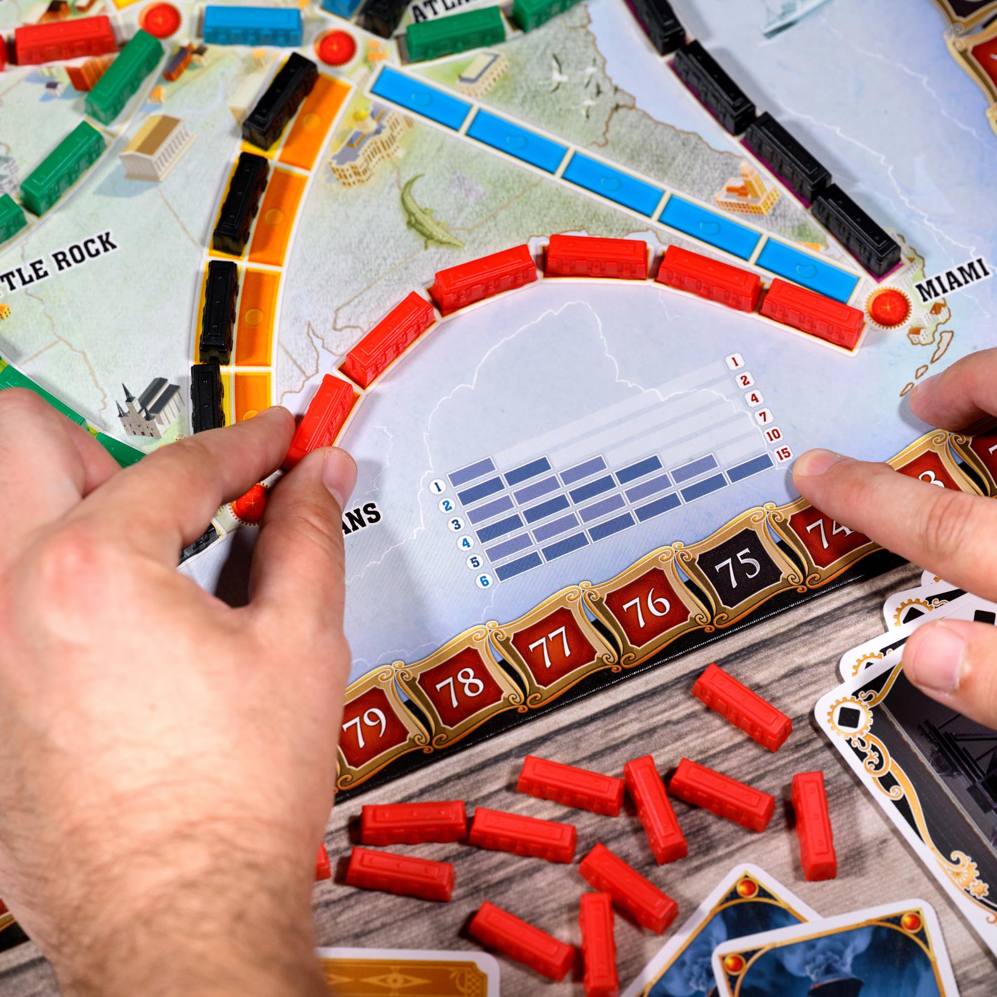 Asmodee Ticket to Ride Board Game (2025 Refresh) - A Cross-Country Train Adventure for Friends and Family, Strategy Game for Kids & Adults, Ages 8+, 2-5 Players, 30-60 Minute Playtime