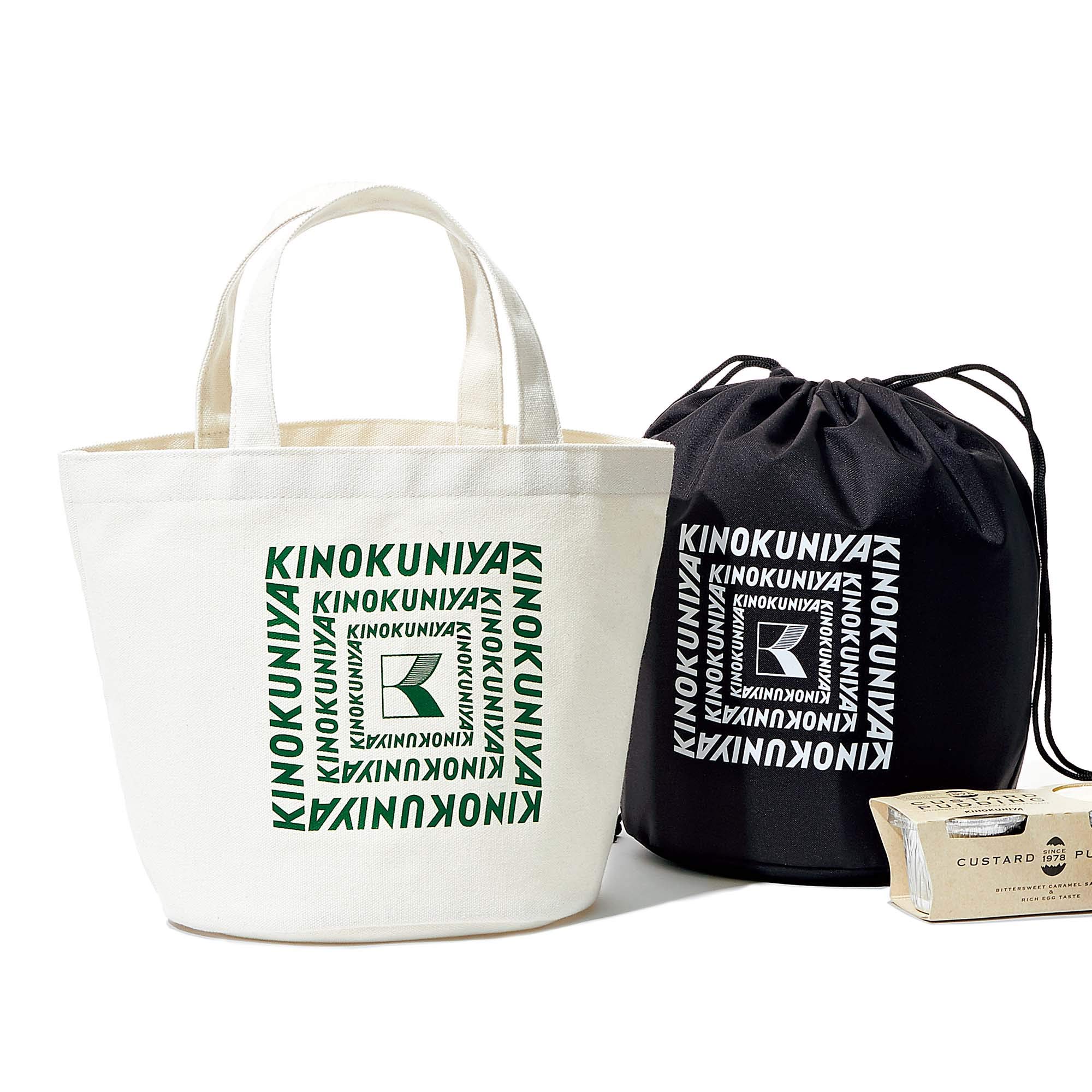 otona MUSE(オトナミューズ)8月号 雑誌付録 KINOKUNIYA トートバッグ&保冷・保温巾着ポーチ