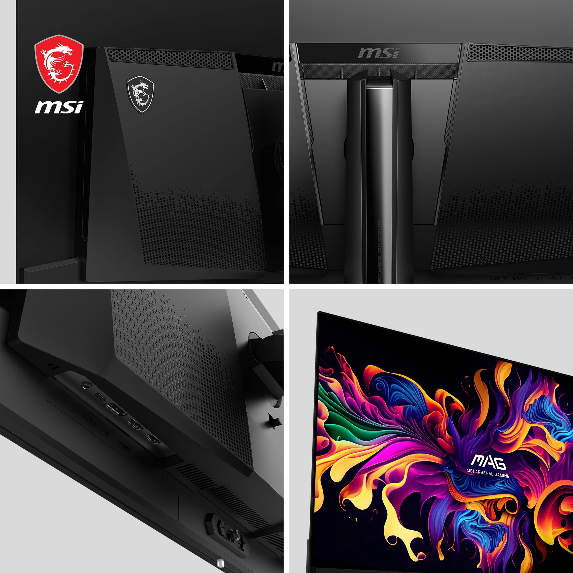MSI MAG 321UPX QD-OLED 31.5 Zoll 4K UHD Gaming Monitor - 3840 x 2160 Quantum Dot OLED Panel, 240Hz / 0.03ms, 99% DCI-P3, ΔE≤2, DisplayHDR True Black 400 - DP 1.4a, HDMI 2.1, USB Type-C 4
