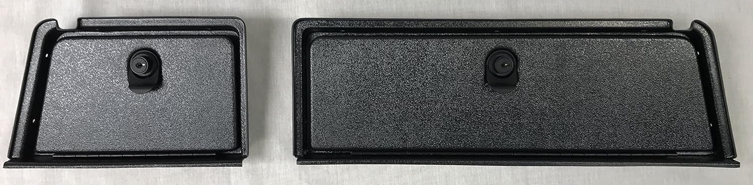 Club Car DS EZ Install Golf Cart Locking Glove Box Door Set In Black (FITS 1981 AND UP DS MODELS ONLY) (WILL NOT FIT PRECEDENT MODELS)