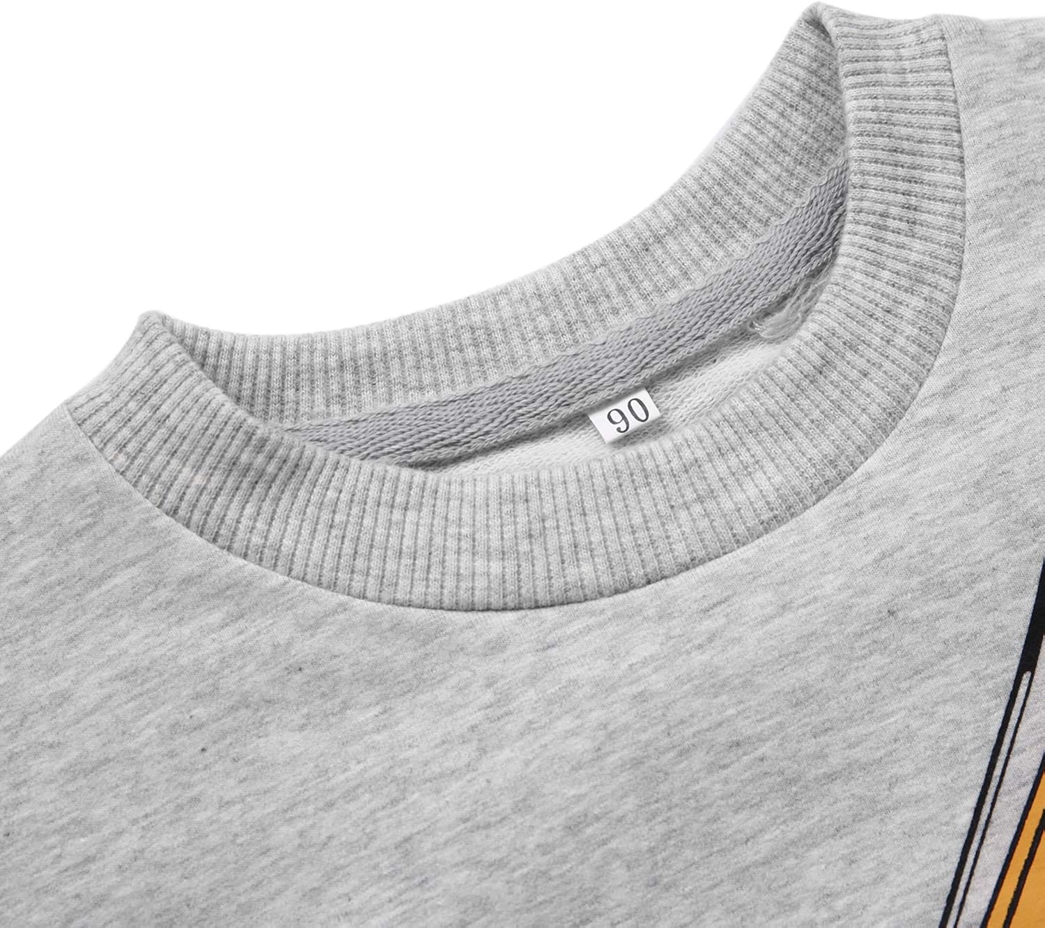 Boys Cartoon Sweatshirts Long Sleeve Crewneck Pullover Toddler Kids Winter Warm Shirt 3t-8t: Clothing