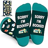 ZAGKOO Book Socks - Reading Socks for Women, Men - Funny Gifts for Book Lover, Reader, Reading Lover, Bookish, Bookworm