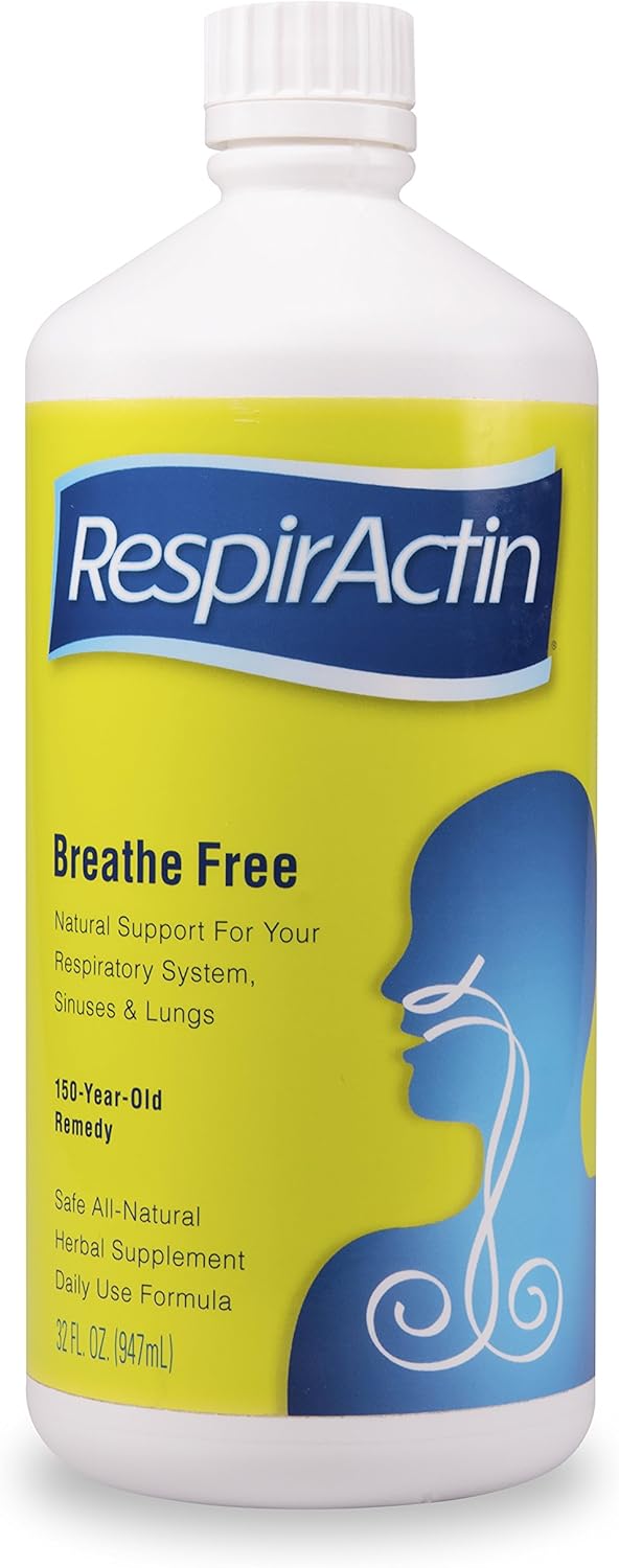 RespirActin - Safe & Effective Herbal Respiratory Health Supplement for Adults and Children (32 Ounce)