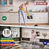 TDBS Blue Aluminium Mop Broom Handle Replacement 120cm Screw End Universal Fit view 3
