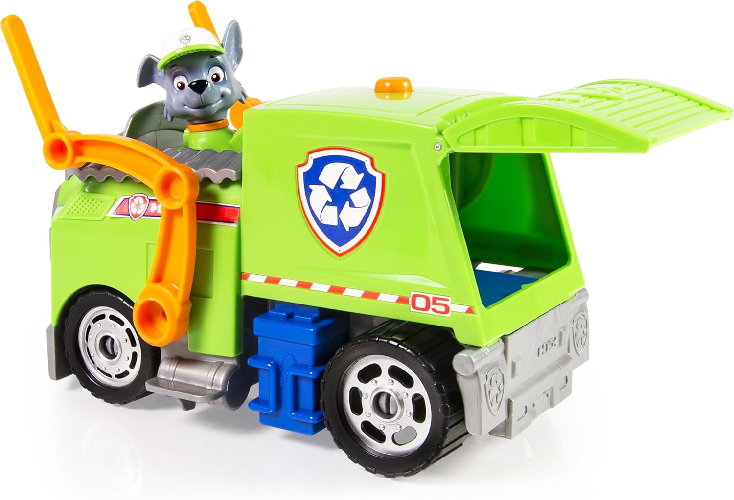 paw patrol rocky radio control recycling truck