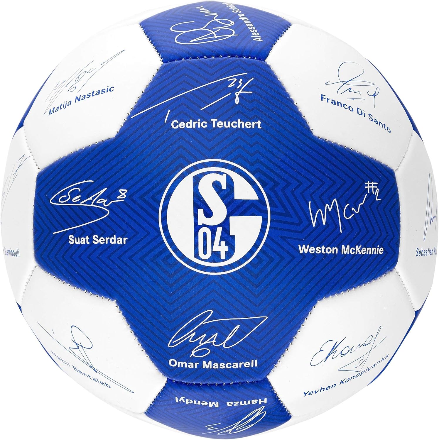 FC Schalke 04 - Pelota de fútbol para firmas, 18/19, Color Azul ...