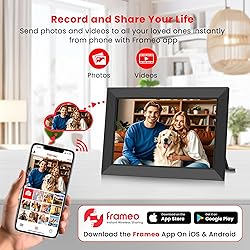 Frameo 10.1 Inch Digital Picture Frame, Smart WiFi