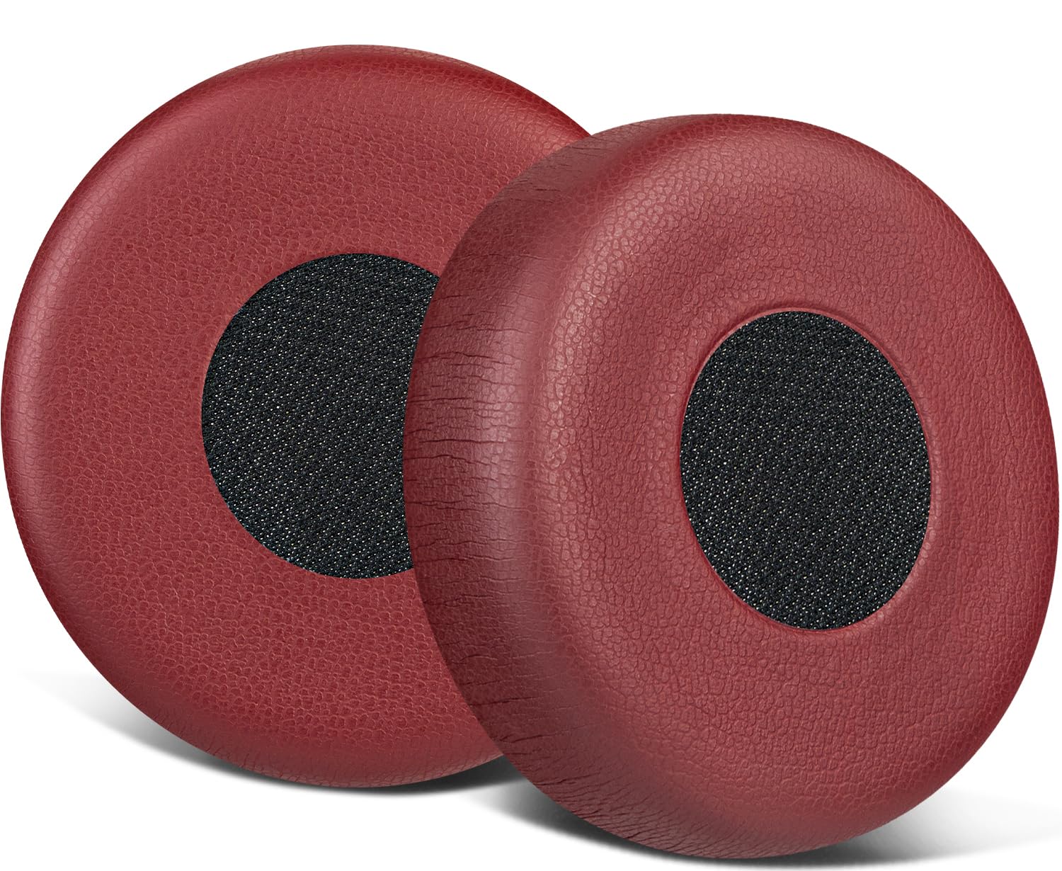 SOULWIT Replacement Ear Pads Cushions for Jabra Evolve 65/40/30/20 Headphones, Earpads for Jabra Evolve 65UC 65MS/ 40UC 40MS/ 30US 30II/ 20SE 20UC 20MS Headset - Evolve 65 PL Burgundy