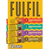 FULFIL Best Sellers Protein Bars Variety Pack, 15g Protein, 12 ct