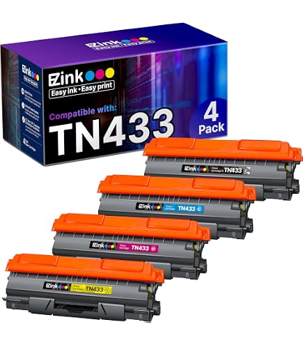 Toner TN433 Compatibili Per Brother HL-L8260cdw, L8360cdw, MFC-L8610cdw - Set Colori