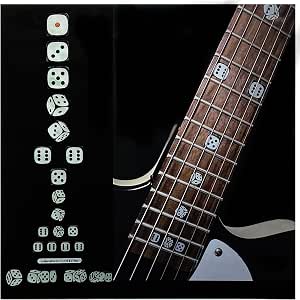 Pegatinas para guitarra, diseño de diapasón : Instrumentos Musicales -  Amazon.com