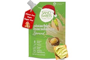 SANO SWEETS HEALTHY CHOICE Pistachio cream spread sugar free healthy keto vegan gluten free no palm oil natural dairy free low carb snack high protein pistachio butter for breakfast desserts smoothies toast kids