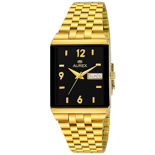 Analog Black Dial Day and Date Functioning Men's and Boy's Watch (AX-GSQ1918-BKG)
