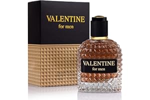 URBAN COLLECTION Valentine for Men Eau De Parfum- Top Notes of Woody & Outdoor - Middle Scent of Roasted Coffee Bean, Chocolate & Hazelnut - Free of Paraben - Elegant 100ml Bottle, Men Parume