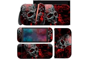 Full Wrap Skin for Switch 2 Protector Vinyl Decal Stickers for NS2 Skin Cover Skull (Red Skull)