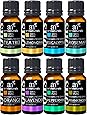 ArtNaturals Aromatherapy Top 8 Essential Oils, 100% Pure of The Highest Quality, Peppermint/Tee Tree/Rosemary/Orange/Lemongrass/Lavender/Eucalyptus/Frankincense, Therapeutic Grade