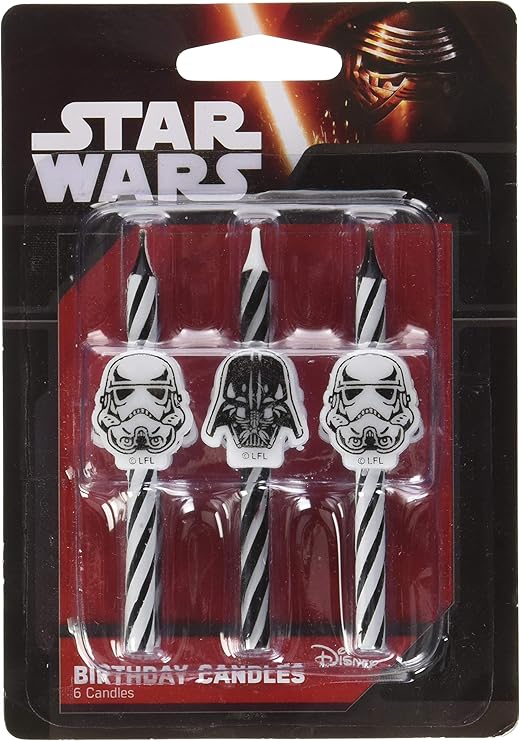 star wars birthday cake candles