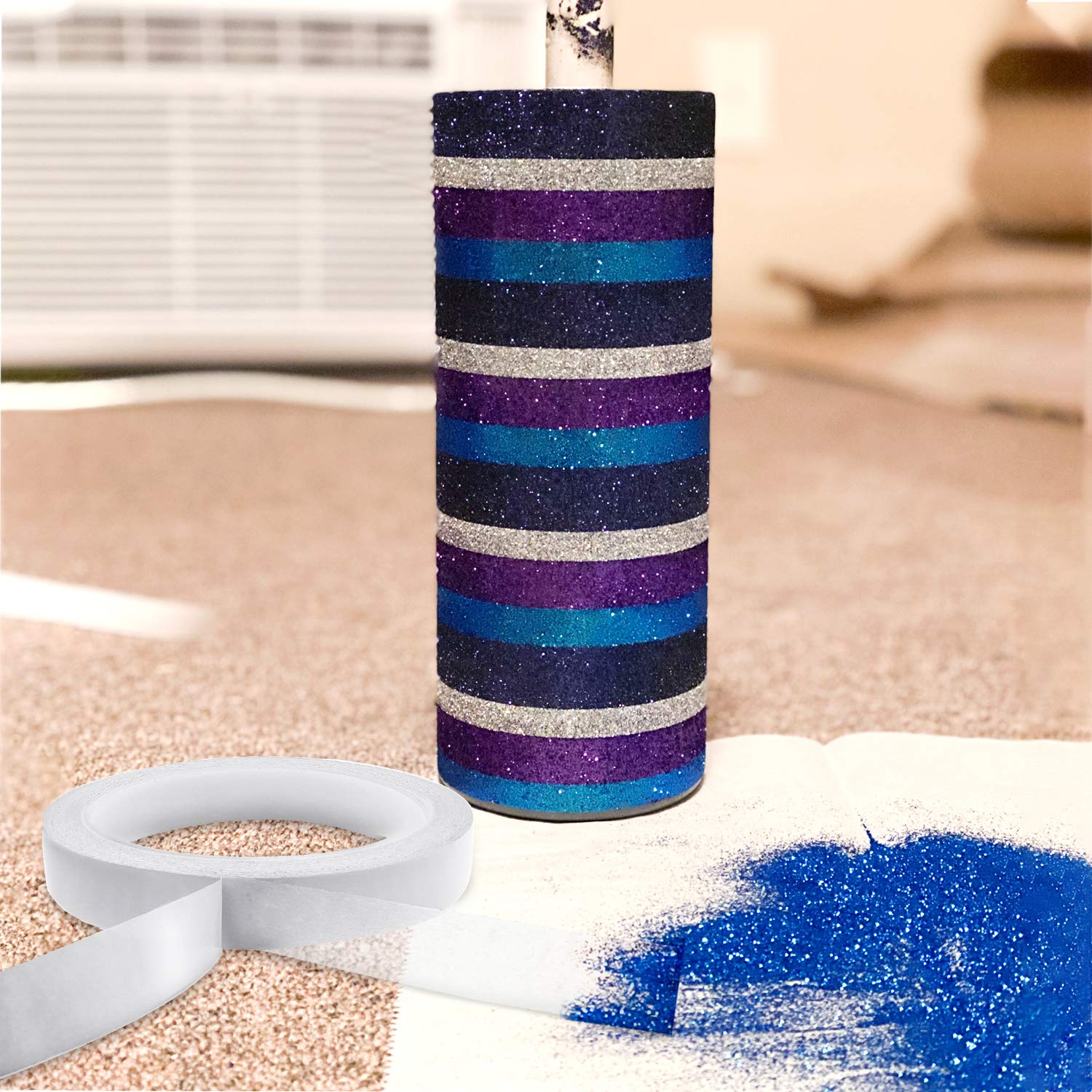 WeLiu Double-Sided Tape for Arts, Crafts, Photography, Scrapbooking, Tear-by-Hand, Paper Backing (8 Rolls) (Width: 6mm/ 9mm/ 12mm/ 15mm/20mm/25mm): Industrial & Scientific