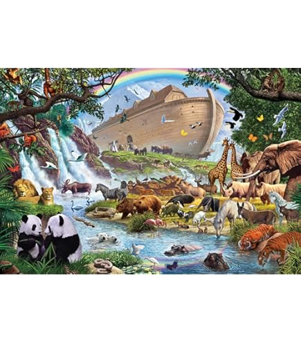 Amazon.com: Noah's Ark by Bill Bell ~ 550 Piece Puzzle