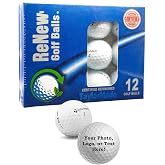 Personalized GBM Certified Refinished Golf Balls for Taylormade TP5 Golf Balls, Set of 12