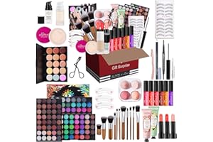 VolksRose Makeup Kit for Women Full Kit, Multipurpose All in One Makeup Gift Set with Eyeshadow Palette Lipstick Concealer Bl