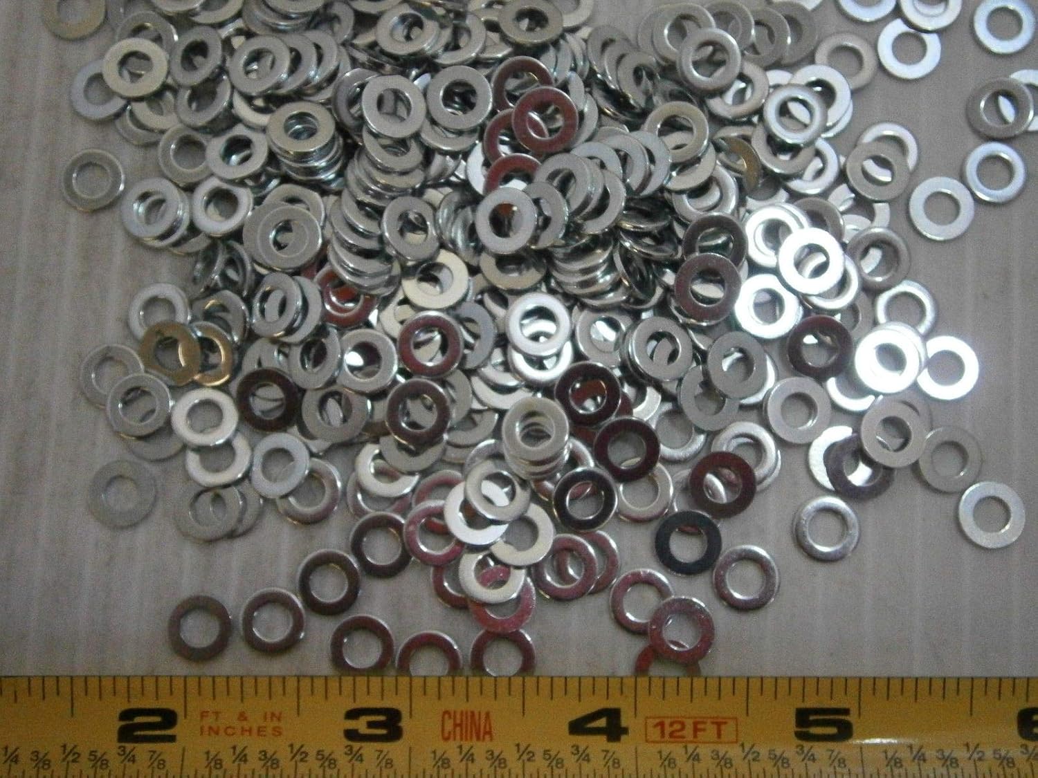 Flat Washers 8mm OD x 4.2 ID x 1mm Thick Steel Zinc Plated Lot of 200#2042 - Quality Assurance from JumpingBolt