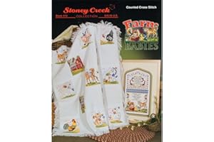 Stoney Creek Baby Collection, Counted Cross Stitch Pattern Book, Farm Babies, Book 413