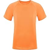 RIKUAOU Boys Rash Guard Swim Shirt Short Sleeve, UPF 50+ Sun Protection Quick Dry Rashguard Water Beach Shirt for Kids