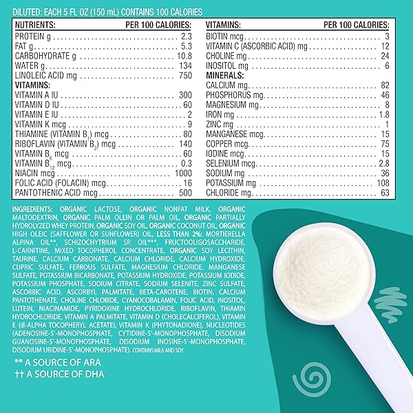 EARTH’S BEST ORGANIC GENTLE INFANT FORMULA WITH IRON MILK BASED POWDER, 21 OZ