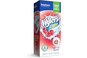 Wyler's Light Pitcher Packs, Water Drink Mix,Raspberry,6 Pitcher Packets