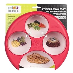 Meal Measure Portion Control Plates, Container for