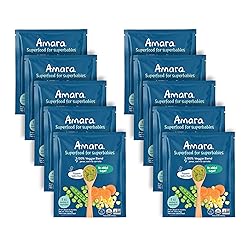 Amara Organic Baby Food - Stage 2 - Peas, Corn