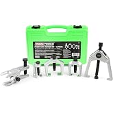 OEMTOOLS 26554 5-Pc Pitman Arm Puller &amp; Ball Joint Separator w/Case | Includes Instructions, 3 Tie Rod Pullers, 2 Ball Joint Separators, Works with Basic Hand Tools