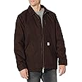 Carhartt Men's Loose Fit Washed Duck Sherpa-Lined Coat