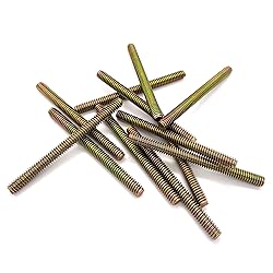 12pcs Color Zinc Fully All Threaded Rod Carbon