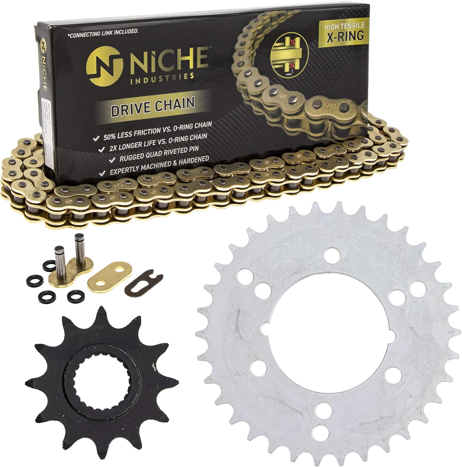 Best Prices Niche Drive Sprocket Chain Combo For Polaris Xpress 300 Trail Boss 350l Front 12 Rear 34 Tooth 5v O Ring 86 Links Automotive Online Shopping Sports Pricemarketing Sealy Co Il