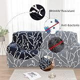 Teynewer 1 Seater Sofa Cover Bird Pattern Elastic Stretch Slipcover view 3