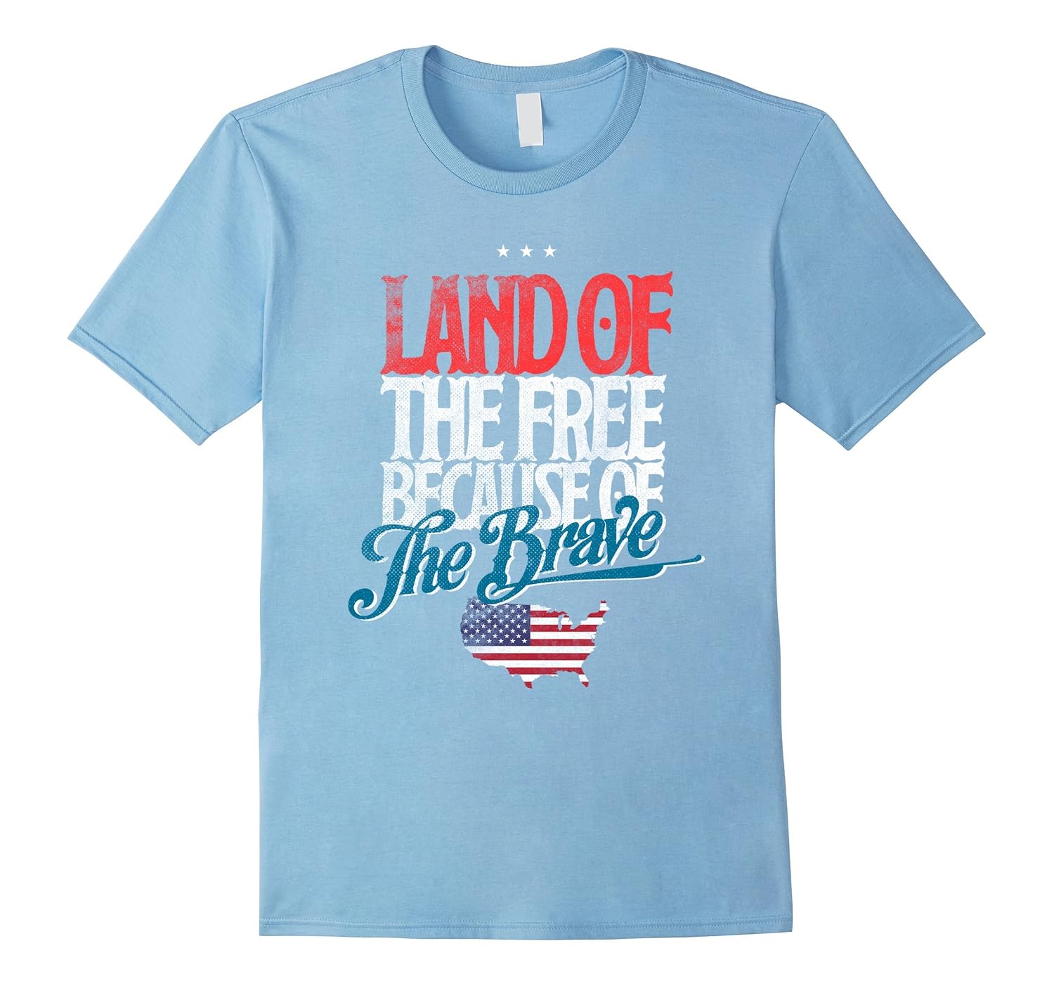 Land Of The Free Because Of The Brave T shirt Memorial Day-4LVS ...