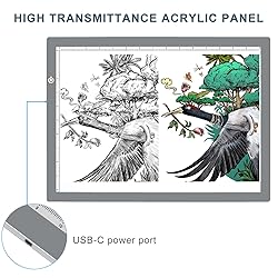 LitEnergy A3 LED Copy Board Light Tracing