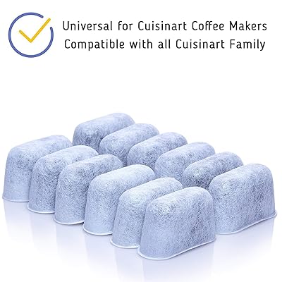 Buy 12 Water Filters For Cuisinart Coffee Makers Fits All Cuisinart Coffee Brewers Replacement Charcoal Water Filters For Cuisinart Online In Indonesia B08wrsh3h4