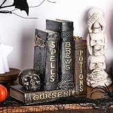 Namalu Halloween Mantel Decor Halloween Book Decor, Skull Style | Spell Book Prop, Halloween Mantel Decor, Book Decor, Halloween Table Decorations for Home Table Mantel Fireplace