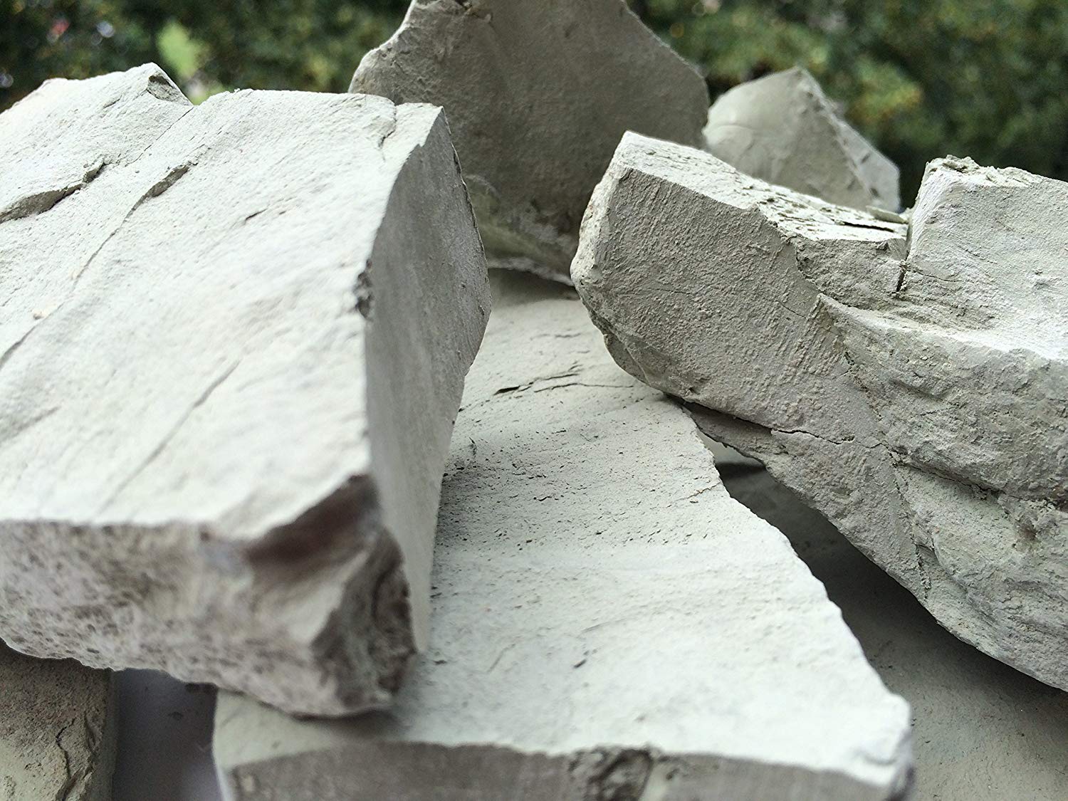 Sapphire Clay Chunks Natural for Eating (Food), 4 oz (110 g)