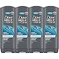Dove Men+Care Body and Face Wash with 24-hour Nourishing Micromoisture, Clean Comfort, Men's Body Wash, 532mL, Pack of 4