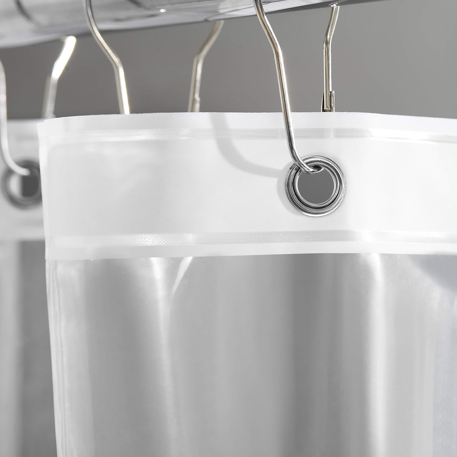 LOVTEX PEVA Shower Curtain Liner - 72x72 Light Weight 3G Clear Liner Water Repellent for Bathroom Shower: Kitchen & Dining