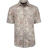 Weekender Men's Hawaiian Print Stretch Shirt Tahiti