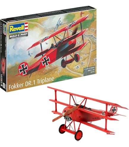 Amazon.com: Revell of Germany Fokker Dr.1 'Richthofen' Model Kit