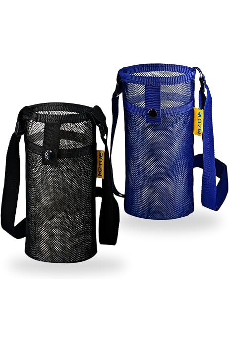Mibbxea Sac Isotherme Bouteille 64 Oz – Sacoche Bandoulière Néoprène 4 Mm Pour Grande Bouteille D’Eau, Poches Zippées, Idéal Sport, Randonnée, Gym