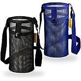 MZTUE Water Bottle Holder with Strap for Walking, Hiking | Hands Free Bottle Sling Bag, Easy Clean, Lightweight, Foldable, Space Saving Carrier Suitable for Daily Essentials