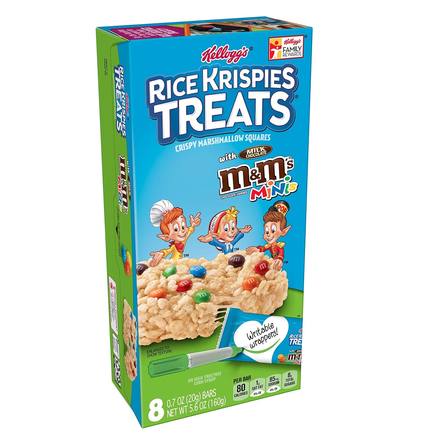 Rice Krispies Kellogg's Treats, M and M Minis, 5.64 Ounce
